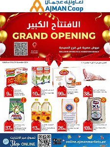 Ajman Markets Co-op Society Grand Opening Deals