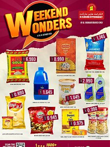 Al karama hypermarket WeekEnd Wonder Deals
