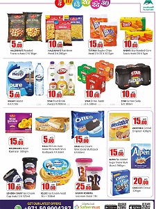 Al Safeer Hypermarket 5, 10, 15, 20, 25, 30 AED Deals