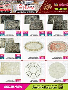 Ansar gallery Eid Offers on Carpets