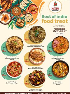 Best Of India-Food Treat at Nesto Azizia