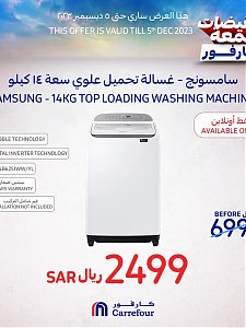 Carrefour Hypermaket Washing Machines Offers