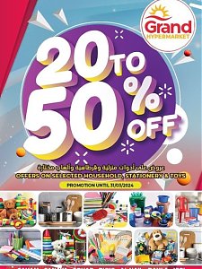 Grand Hypermarket 20% to 50% Offers