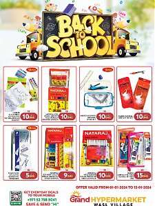 Grand Hypermarket Back to School Deals - Wasl Village, Dubai