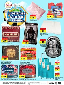 Grand Hypermarket  Luggage & Home Linen Offres
