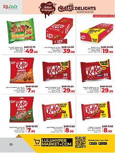 Lulu Hypermarket Chocolate Delights Offers