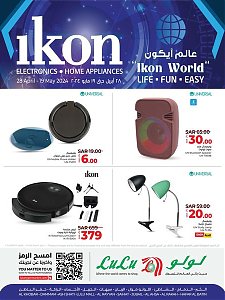 Lulu Hypermarket Electronics & Home Appliances of Ikon's World Offers