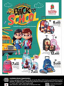 Nesto Hypermarket Back to School promotion