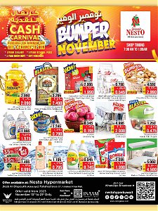 Nesto Hypermarket BUMPER NOVEMBER DEALS