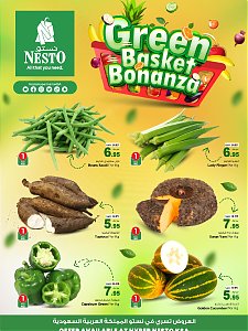 Nesto Hypermarket Green Basket Bonanza