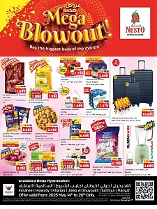 Nesto Hypermarket Mega Blowout Promotion