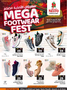Nesto Hypermarket Mega Footwear Fest - Riyadh & Qassim