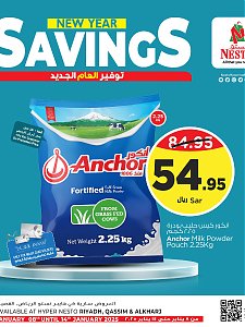 Nesto Hypermarket New Year Savings Offers, Vol 2 - Riyadh, Al Kharj & Al Qassim