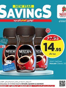 Nesto Hypermarket New Year Savings Offers, Vol 2 - Riyadh, Al Kharj & Al Qassim