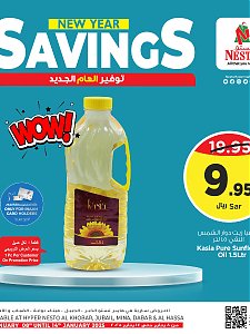 Nesto Hypermarket New Year Savings Offers, Vol 4 - Al Khobar, Jubail, Mina, Dabab & Al Ahsaa