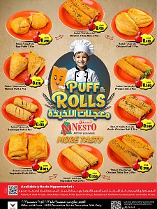 Nesto Hypermarket Puff Rolls OFFER