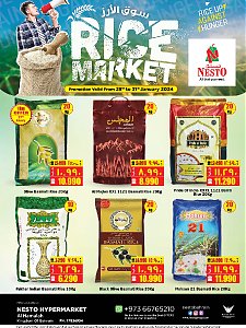 Nesto Hypermarket Rice Market