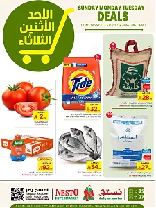 Nesto Hypermarket Sunday Monday & Tuesday Deals