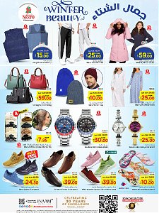 Nesto Hypermarket Winter Beauty Offers - Shaqraa & Majmaah