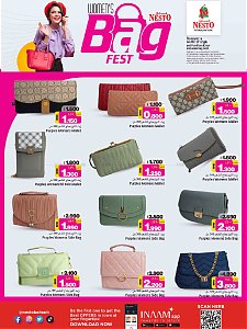 Nesto Hypermarket  Womens Bag Fest Offers