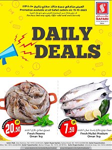 SAFARI Hypermarket Sunday Daily Deals