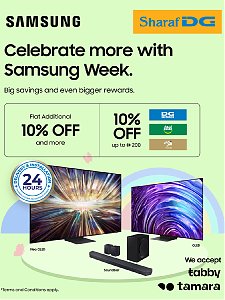 Sharaf DG Celebrate Samsung Week
